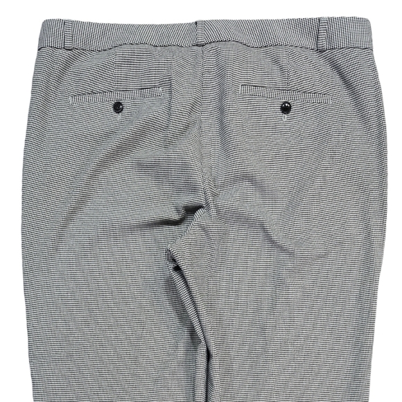 Banana Republic Logan Mini Houndstooth Trousers Career Preppy TALL LONG - Picture 5 of 9